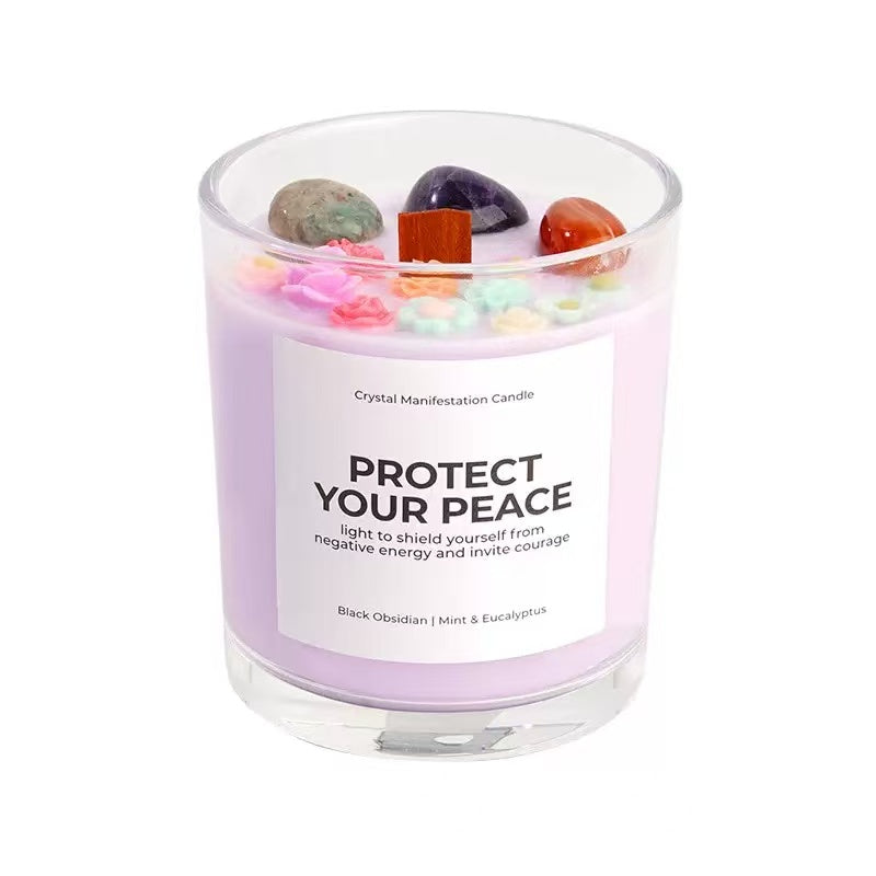 Neverland Crystal Scented Candle Serenity Flow