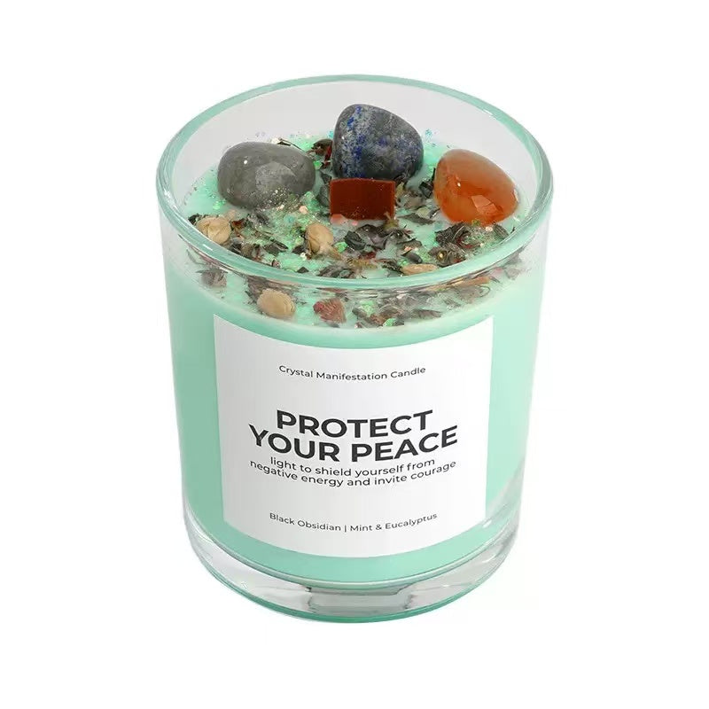 Neverland Crystal Scented Candle Mind Revival