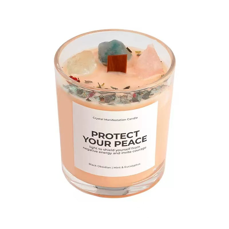 Neverland Crystal Scented Candle Joyful Glow
