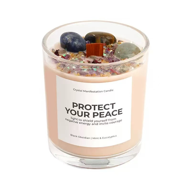Neverland Crystal Scented Candle Harvest Abundance