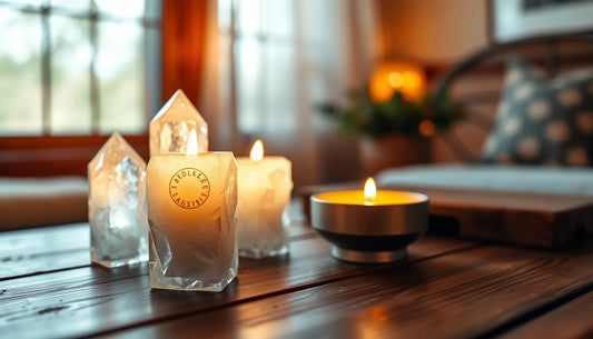 What are the benefits of crystal candles?
